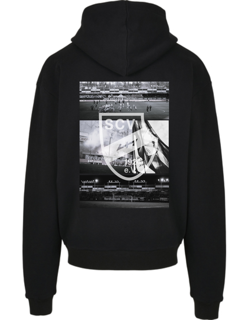 Hoody schwarz Stadion Collage