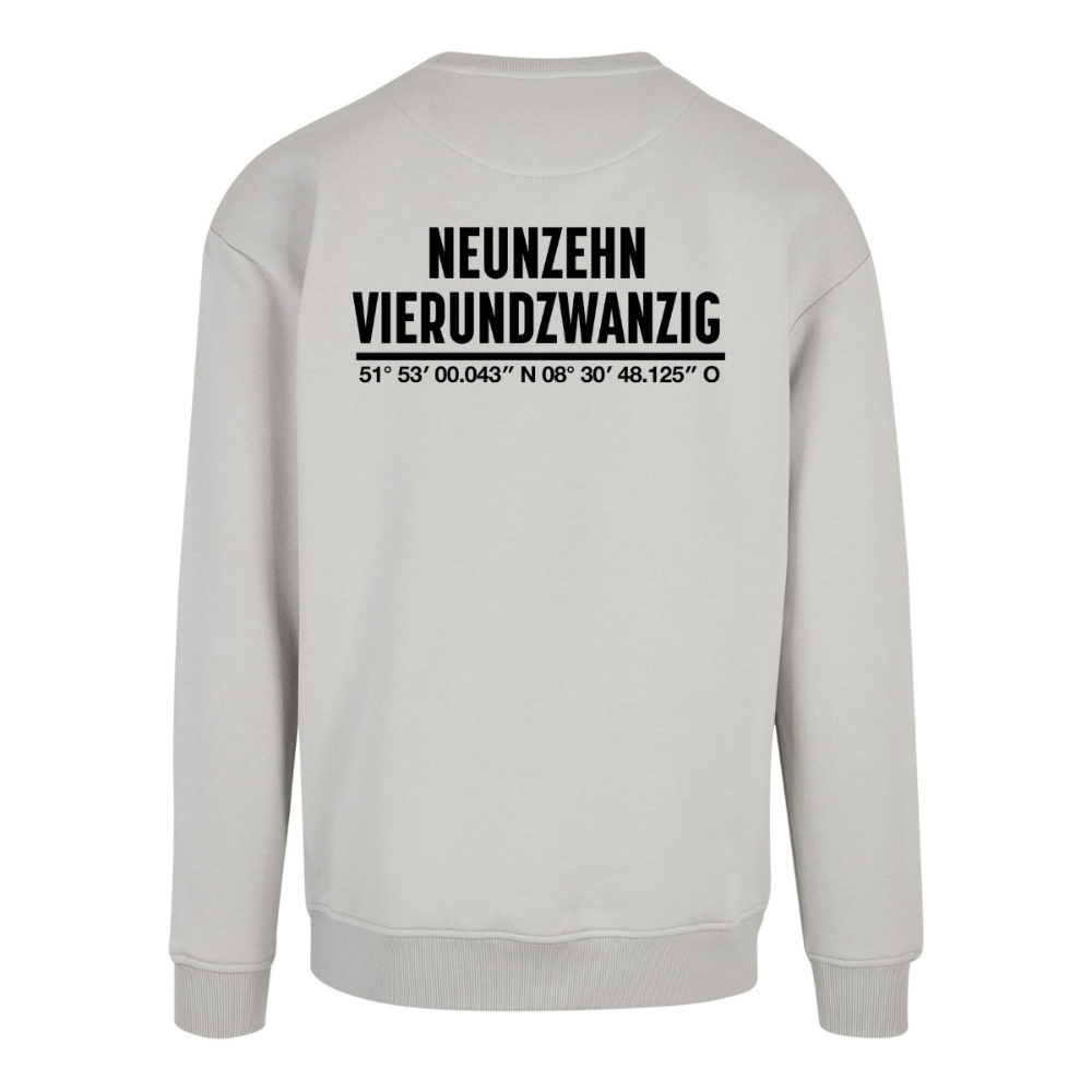 Sweatshirt Koordinaten light asphalt