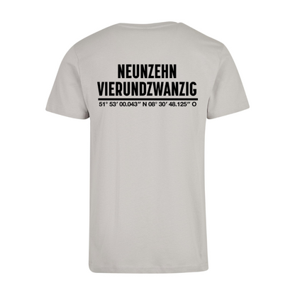 T-Shirt Koordinaten light asphalt