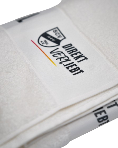 Badetuch Sportclub Verl weiß
