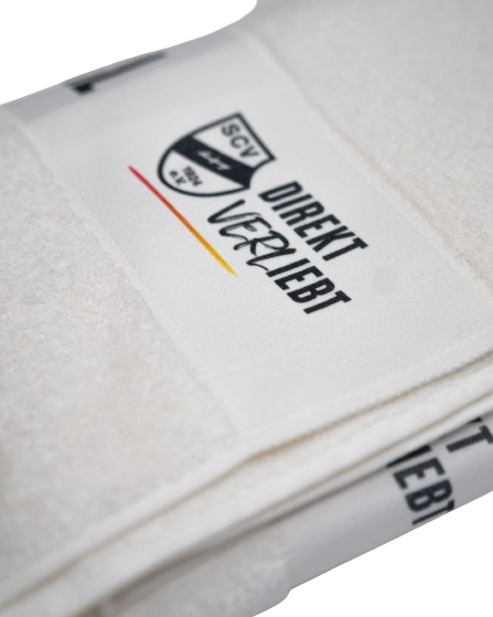 Badetuch Sportclub Verl weiß