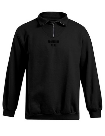 ZIP Pulli schwarz Sportclub Verl