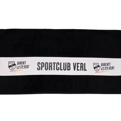 Badetuch Sportclub Verl schwarz