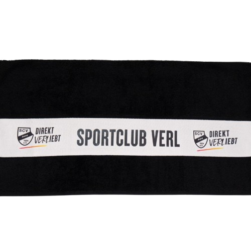 Badetuch Sportclub Verl schwarz