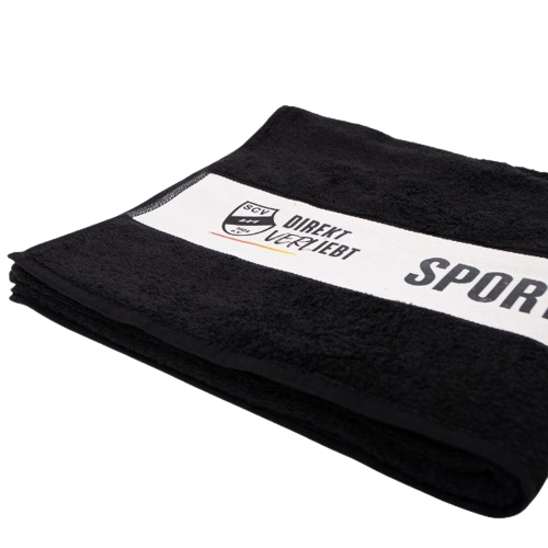 Badetuch Sportclub Verl schwarz