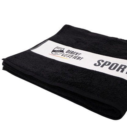 Badetuch Sportclub Verl schwarz
