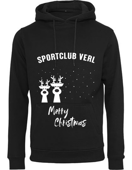 Weihnachtshoody Rentiere Merry Christmas