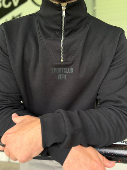 ZIP Pulli schwarz Sportclub Verl
